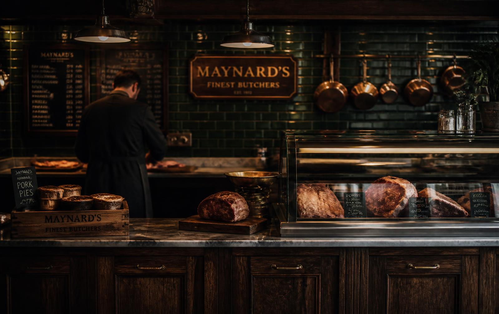 Beautiful butcher shop